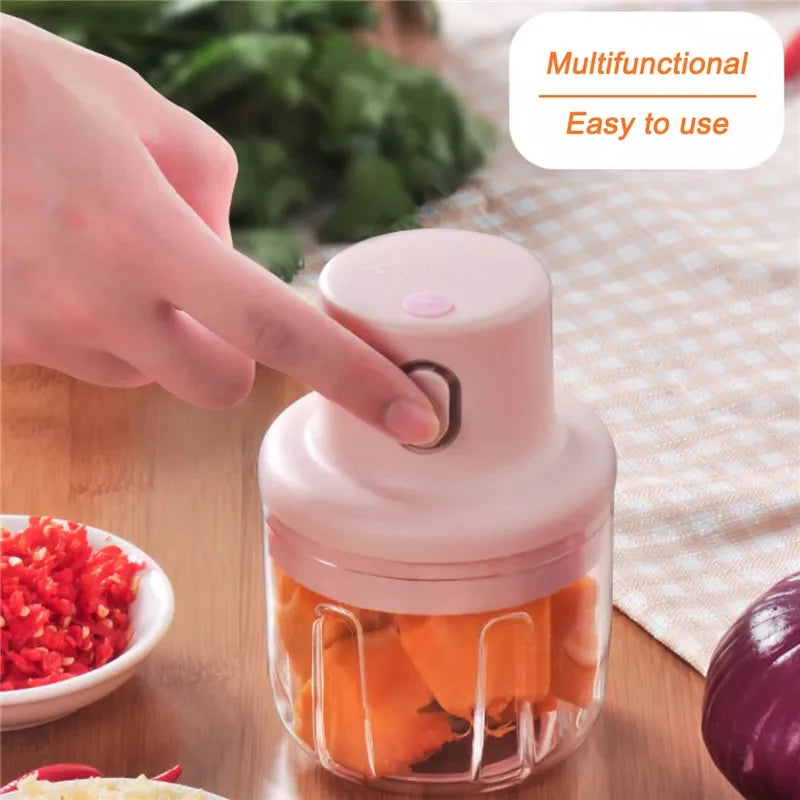 100ML Electric Mini Food Grinder & Chopper – Random Color