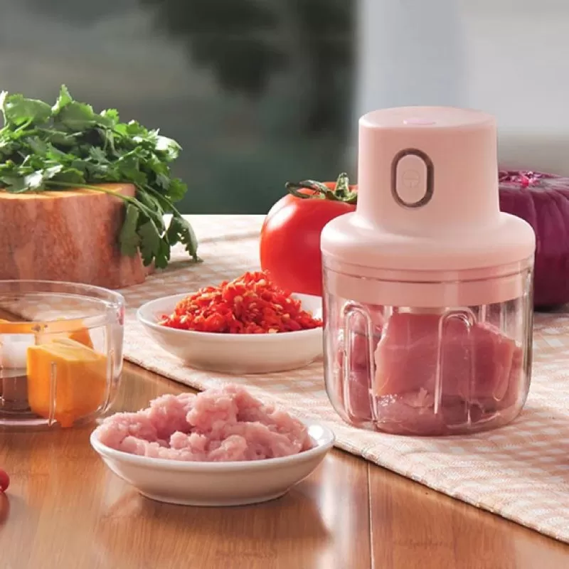 100ML Electric Mini Food Grinder & Chopper – Random Color
