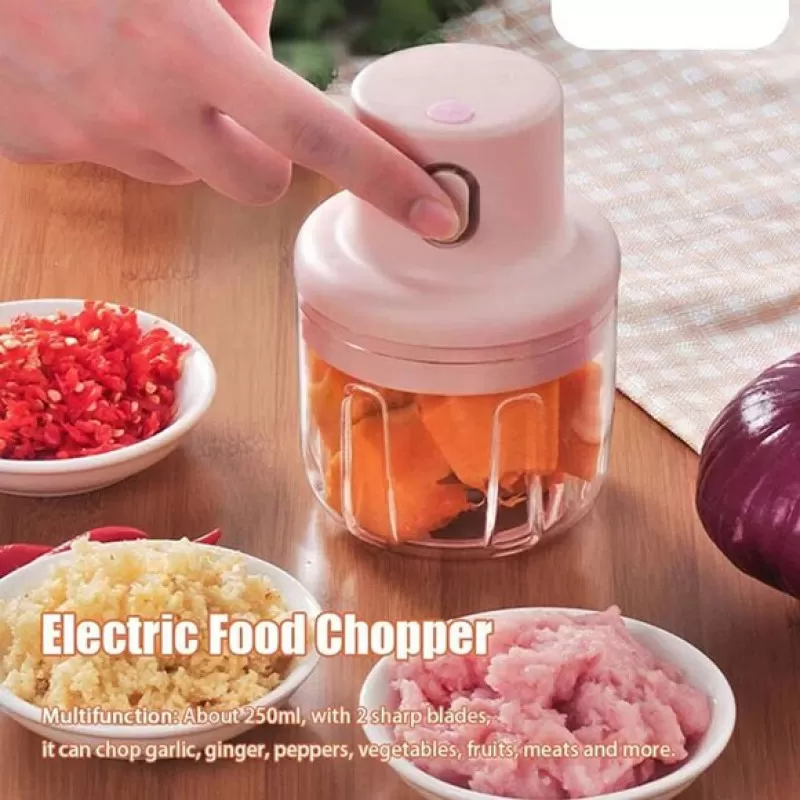 100ML Electric Mini Food Grinder & Chopper – Random Color