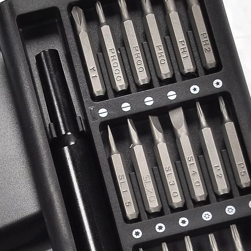 24-in-1 Precision Screwdriver Set | Portable Mini Repair Tool Kit with Storage Box